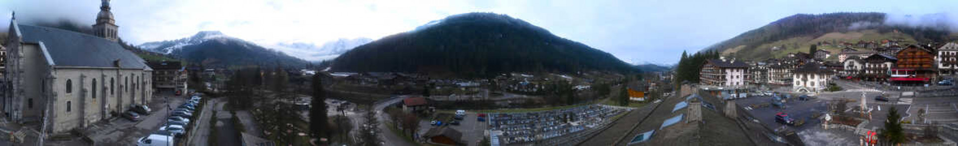 Webcam Le Grand-Bornand - Village - 1000 m