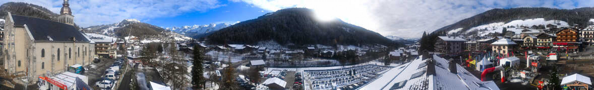 Webcam Le Grand-Bornand - Village - 1000 m